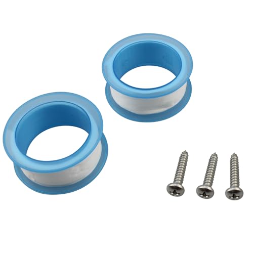 Image of RV City Water Fill Inlet Flange Brass with Hose Elbow Check Valve, Water Inlet for Camper RV Trailer Motorhome Marine,White Hookup Connector Check Valve