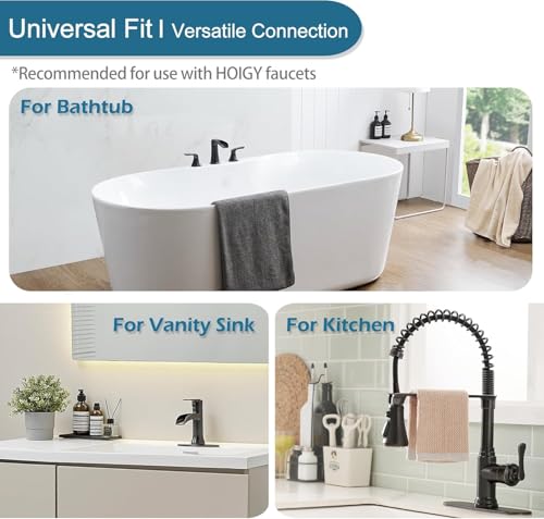 GUOYOU 2 Stück wasserhahn verlängerung 80cm G3/8 x M10 Anschlussschlauch Armatur Geflochtener Edelstahl Panzerschlauch Flexschlauch Verlängerung Wasserhahn Schlauch Wasserhahn Küche armaturenschlauch