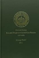 National Society Sons and Daughters of Antebellum Planters, 1607-1861 0806319321 Book Cover