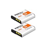 Bonacell NP-BG1 Battery(2 Pack) Compatible with Sony Cyber-Shot DSC-W220, DSC-H50, DSC-W150, DSC-H55, DSC-H3,DSC-H10, DSC-H20, DSC-H50, DSC-HX7V, DSC-HX9V DSC-W80