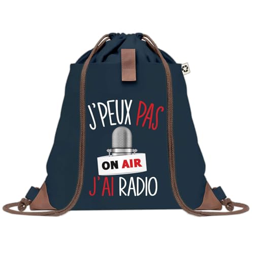 Sac doudou bleu J'peux Pas Radio : idée cadeau original collègue