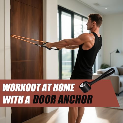 Image of WHATAFIT Resistance Bands, Exercise Bands,Resistance Bands for Working Out, Work Out Bands with Handles for Men and Women Fitness, Strength Training Home Gym Equipment