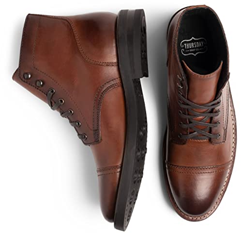 Image of Thursday Boot Company Men's Captain Cap Toe Boots