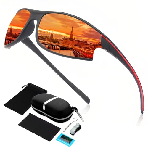 Catálogo de Gafas y accesorios para Mujer - 5 favoritos. 45 Gafas de Sol Deportivas Polarizadas, Lentes de Sol con Protección UV para Hombre y Mujer, Incluye Estuche y Kit de Accesorios,Gafas de Ciclismo para Deportes Montaña Moto Pesca...