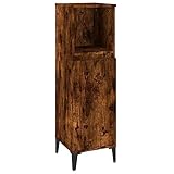 【Grand espace de rangement :】 le meuble de salle de bain dispose d'un compartiment ouvert et de deux compartiments avec porte, offrant diverses options de rangement et un espace supplémentaire pour ranger des articles dans votre salle de bain.