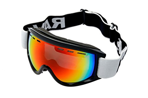 Lunettes de ski snowboard RAVS écran sphérique miroir masque de ski anti-buée