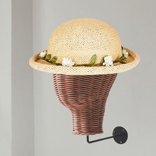 Tête de mannequin murale pour casque audio et accessoires de studio - 6