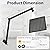 PDPBath 12" Rain Shower Head with 16" Upgrade Flexible Extension Arm, 304 Stainless Steel High Pressure Rainfall Showerhead, All Metal Square Waterfall Showerhead with Extender - Oil Rubbed Bronze
