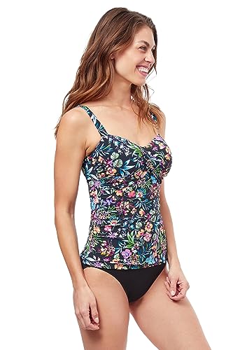 Profile by Gottex Women's Standard Flora D-Cup Under Bust Tankini2