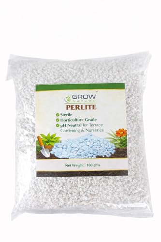Image of Perlite for Plants | Horticulture Grade Soil Conditioner for Gardening, Terrace & Nursery | Improves Drainage & Aeration (100g)