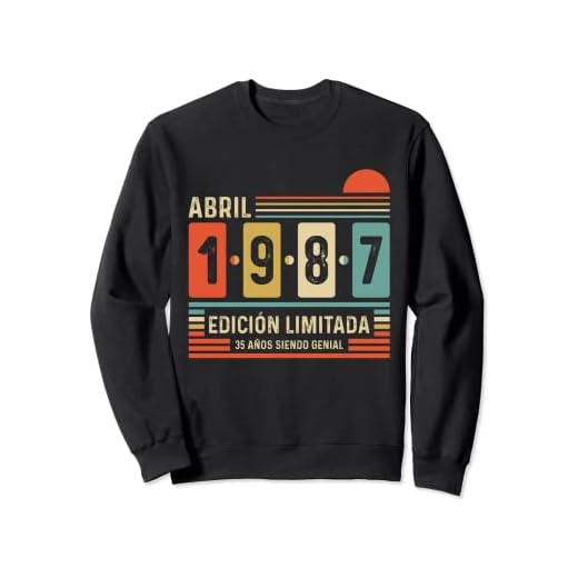 35 Años Abril 1987 Leyenda Regalo 35 Cumpleaños Sudadera