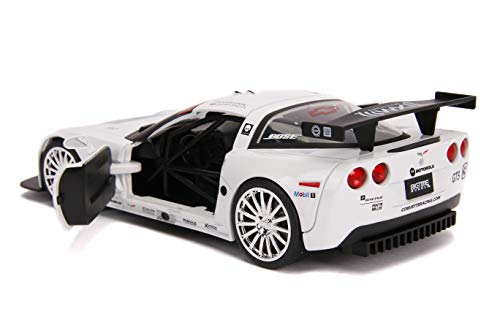 Jada Bigtime Muscle 1:24 Chevy Corvette C6R Blanco miniatura 4