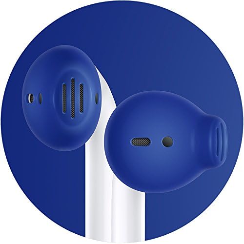 EarSkinz EarPod Covers (ES2) - Blue - for Apple iPhone XS/XR/X / 8/7 / 6S / 6 / 5S / 5SE / 5C / 5