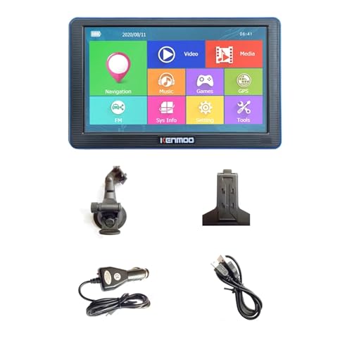 TIEOAXFT 7 Inch HD GPS Portable Navigation 2024 Maps for Europe Russia Car TRUCK CAMPING Caravan Navigator Sat Nav Free Updates X20 for RVs/Trailer/Trucks/Fifth Wheels/Boats - Image 5