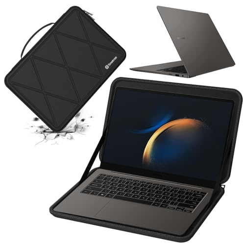 Smatree Funda Protectora rígida de EVA Compatible con portátil Samsung Galaxy Book3 de 15,6 Pulgadas, Funda rígida Impermeable para portátil Samsung Galaxy Book4 de 15,6 Pulgadas (X8273)
