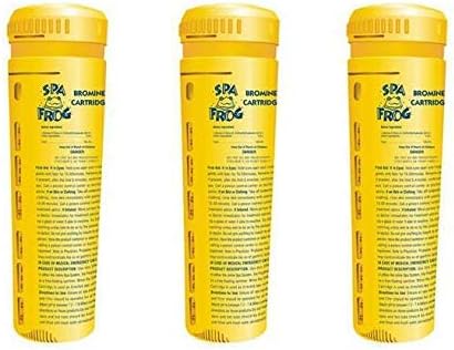 New 3 Pack SPA FROG Swimming Pool Floating System Bromine Replacement Cartridge by KingTech