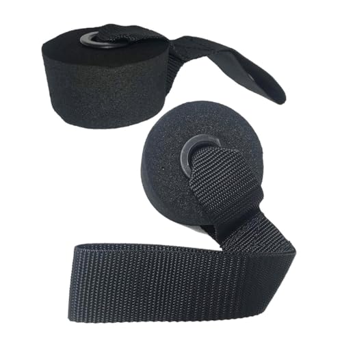 BESPORTBLE 4 Piezas Banda elástica de Fitness Cerradura de la Puerta Inflable elástico Ligas de Resistencia para Ejercicio Correa de Entrenamiento Banda de Resistencia de Entrenamiento Black