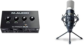 【新品】オーディオインターフェース　マイク付き Amazon.co.jp: M-Audio レコーディング、ストリーミング、Podcast 用
