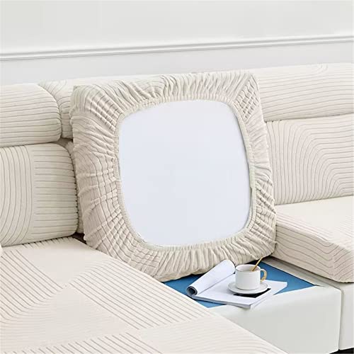 Housse de coussin extensible pour canapé sectionnel 2 places vert - 3