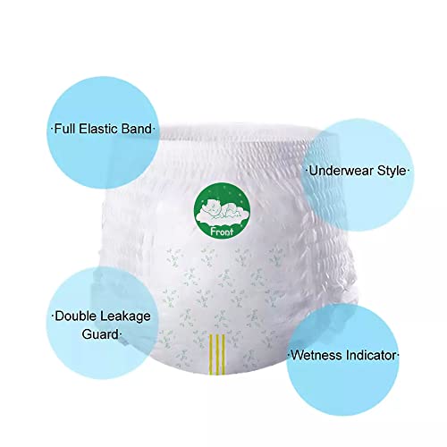 Image of FIXEL Baby Pants Diapers, XX-Large (XXL), with Wetness Indicator, 15-25 kg, Pack of 4, 104 count