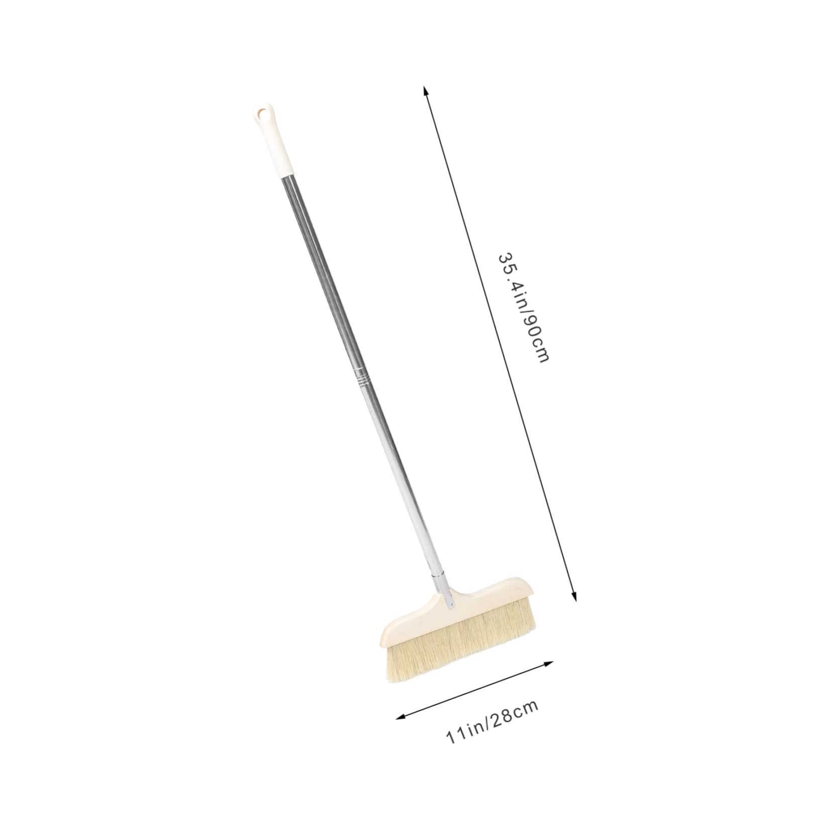 HOMOCONO Stitching Broom Indoor Broom Floor Cleaning Brooms House Broom Angle Brooms Floor Broom Soft Broom Sweeping Broom Soft Bristle Cleaning Brush Broom Outdoor Kitchen Broom Wooden