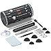 VMAN Electric Screwdriver Kit, 138 in 1 Precision Electric Screwdriver, 120 S2 Metal Magnetic Bits, LED Light, 3.7V Rated Voltage, Repair Tool Kit for Phone Watch Camera Laptop PC,Grey