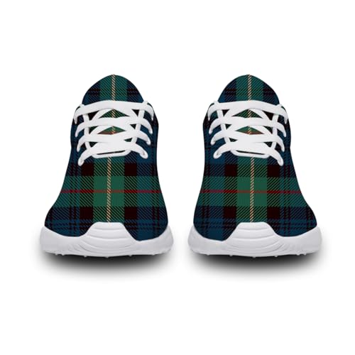 Women's Men's Plaid Shoes Running Tennis Shoes Buffalo Plaid Sneakers3