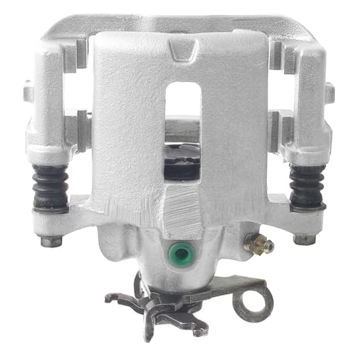 Image of Detroit Axle - Rear Right Brake Caliper for 2003-2006 Lincoln LS, Passenger | Side Disc Brake Caliper with Bracket 2004 2005 Replacement