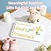 Baby Bible Books | First Bible for Toddlers | God's Promises Christian Book | White Board with Gold Foil Title | Baptism Gifts for Boys & Girls | Newborn & Baby Shower Gift