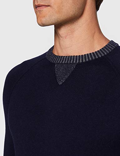 Sisley Sweater L/s Maglione, Blue 903, XXL Uomo