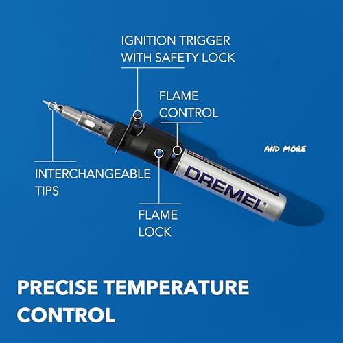Dremel Versatip 2000 Cordless Soldering Iron - Butane Gas Soldering Kit with 7 Interchangeable Tips for Welding, Wood Burning, Pyrography, Jewellery Making, Arts and Crafts 3 Dremel Versatip 2000 Cordless Soldering Iron - Butane Gas Soldering Kit with 7 Interchangeable Tips for Welding, Wood Burning, Pyrography, Jewellery Making, Arts and Crafts - Image 3