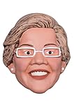 Disguise Women's Elizabeth Warren Adult Size Political Theme, Skin Tone, Half Mask