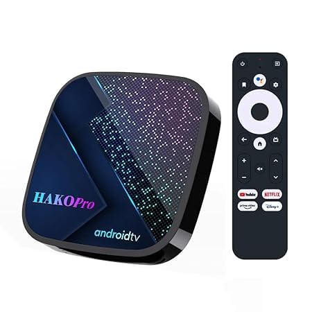 Andbox Hako Certified Android 11 4K BT Voice Remote S905Y4 AV1 4GB RAM 32GB ROM 5G WiFi Set Top Smart Android TV Box
