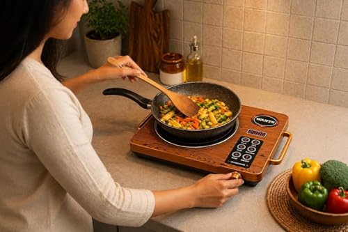 Image of Digital Infrared Cooker, Single Cooking Hob, Burner With Adjustable Temperature, Energy Saving