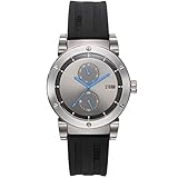 STORM HYDRON V2 RUBBER - Multifunctional Design with Date/24-Hour, Silicon Strap for Comfort, Contemporary Brushed Steel Finish, 50M Water Resistance, For Active Lifestyles with Style and Reliability.