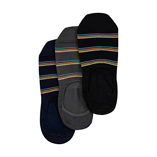 Paul Smith Men's Signature Socks - 3 Pack, Black, One Size
