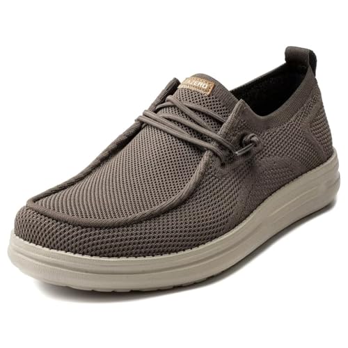 Image of ITAZERO Men's Wide Toe Box Wide Width Hands-Free Slip-On Shoes, Walking Sneakers with Arch Support for Plantar Fasciitis, Diabetic Swollen Feet