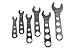 Aluminum 6 pc End Wrench Set 3 4 6 8 10 12 An Fitting Wrenches 551465