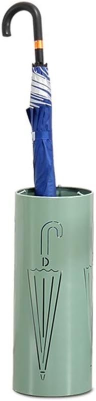 Nordic Entrance Hall Green Umbrella Stand, Hotel Lobby Metal Umbrella Stand, Household Umbrella Stand, Waterproof Carved Umbrella Stand,Umbrella Rack
