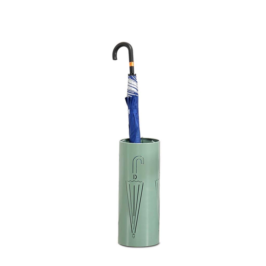 Porte-parapluie vert nordique en métal étanche pour rangement de hall d'entrée