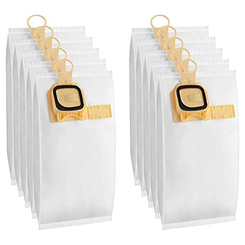 Isincer Vacuum Cleaner Bags for Vorwerk Folletto VK140 VK150 Pack of 10 Yellow Cover