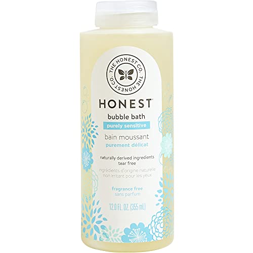 The Honest Company Purely Simple Bubble Bath, Fragrance Free, 12 Fluid Ounce