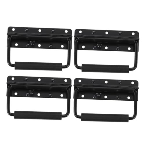 NUOBESTY 4Piezas Manijas De Metal Para Cajas y Herramientas Asas De Equipaje Superficial De Manijas Para Gabinetes y Cajas De Almacenamiento