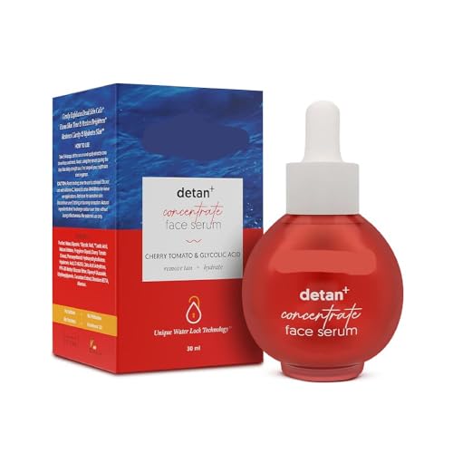 Aqualogica_Detan+ Concentrate Face Serum for Men & Women - With Cherry Tomato & Glycolic Acid for Tan Removal, Gentle Exfoliation Oily, Dry & Glowing Skin -30ml