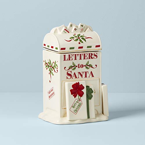 Lenox Santa's Mailbox Cookie Jar, 5.20 Lb, Multi #TOP1