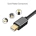 CableCreation Active Mini DisplayPort to HDMI Adapter 4K, Mini DP(Thunderbolt) to HDMI Converter Gold Plated Connector Compatible with MacBook Air, Microsoft Surface Pro, Monitor, Projector, Black