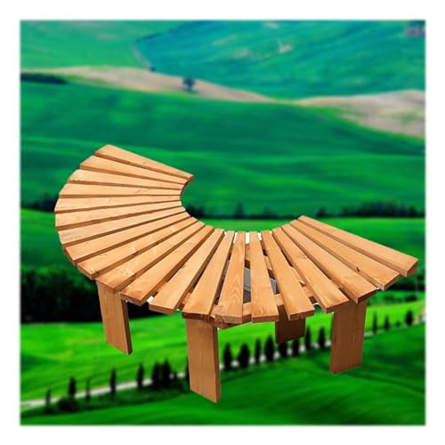 Banc de jardin extérieur 120 cm banc d'arbre d'entrée de piscine
