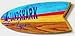 Landshark Sign - 4 Foot Fishtail Surfboard