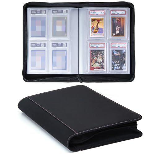 Mauchuu Graded Card Binder 4 Pocket, 40 PSA Slab Binder for...