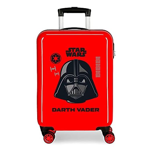 Star Wars Darth Vader Maleta de Cabina Roja 38x55x20 cms Rígida ABS Cierre de combinación Lateral 34L 2 kgs 4 Ruedas Dobles Equipaje de Mano